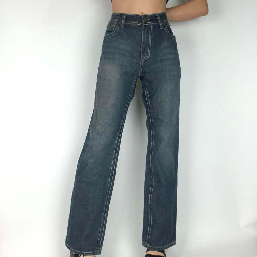 Xtreme Couture Women's Navy and Blue Jeans